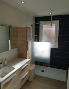 Réalisation de A à Z d'une salle de bain sur la Verrie par l'entreprise Tama